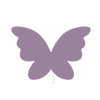 Lampe murale chambre bébé papillon violet
