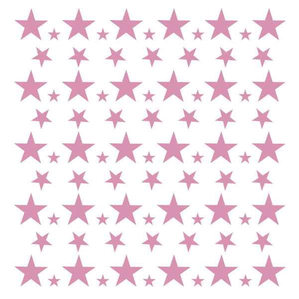 Pack-autocollants-etoiles-rose-trois-tailles