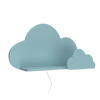 Support murale lumineux pour chambre nuage bleu
