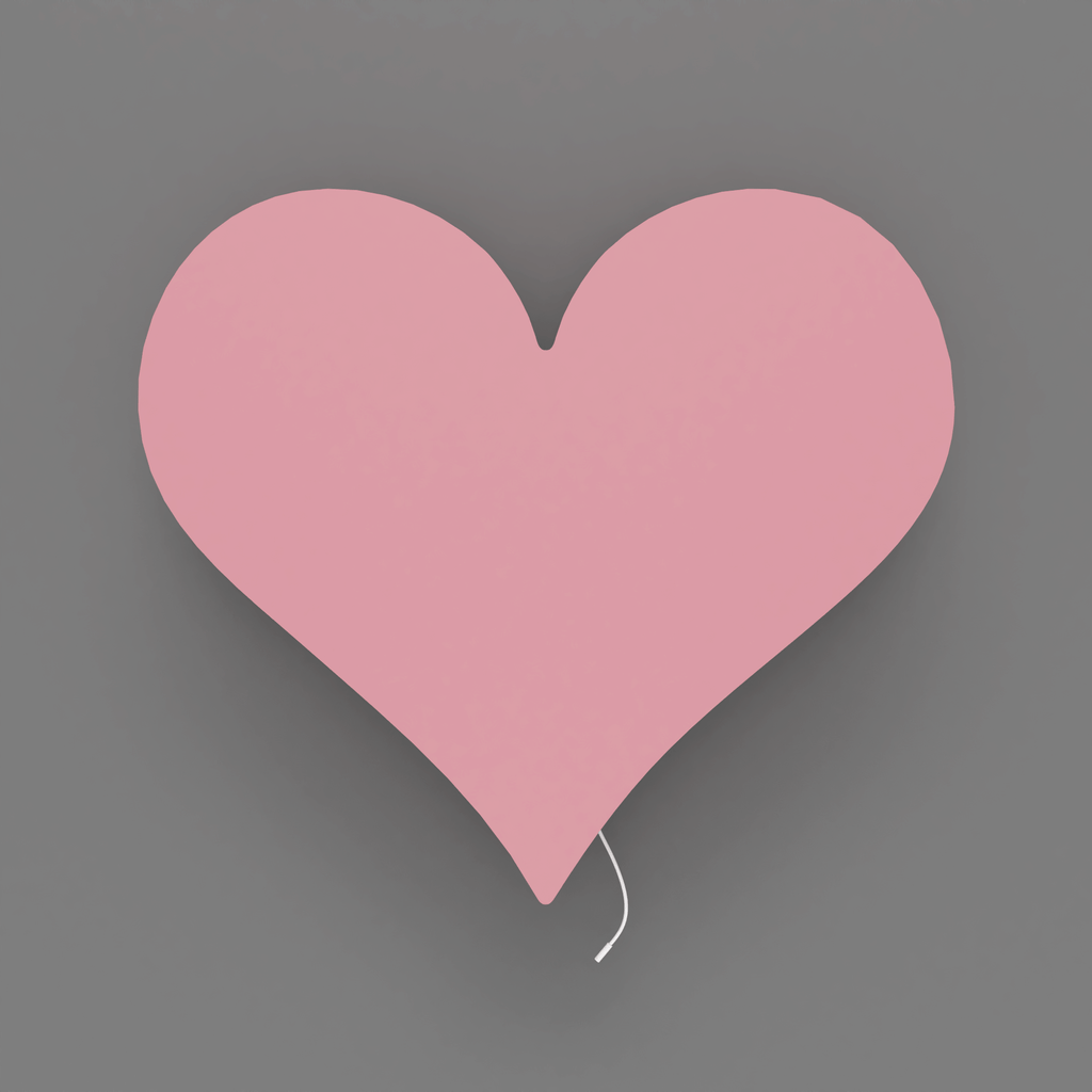 applique luminaire murale chambre bébé coeur rose