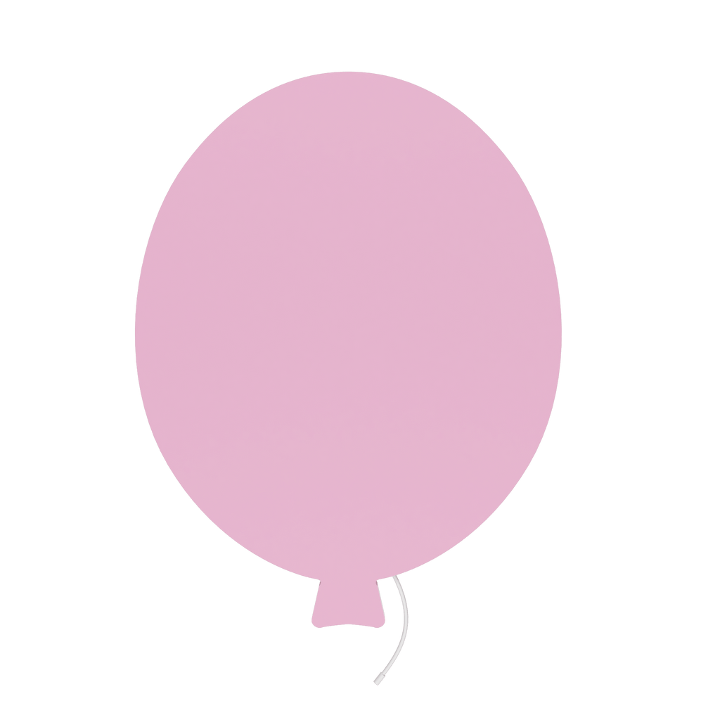 applique murale chambre bébé ballon rose
