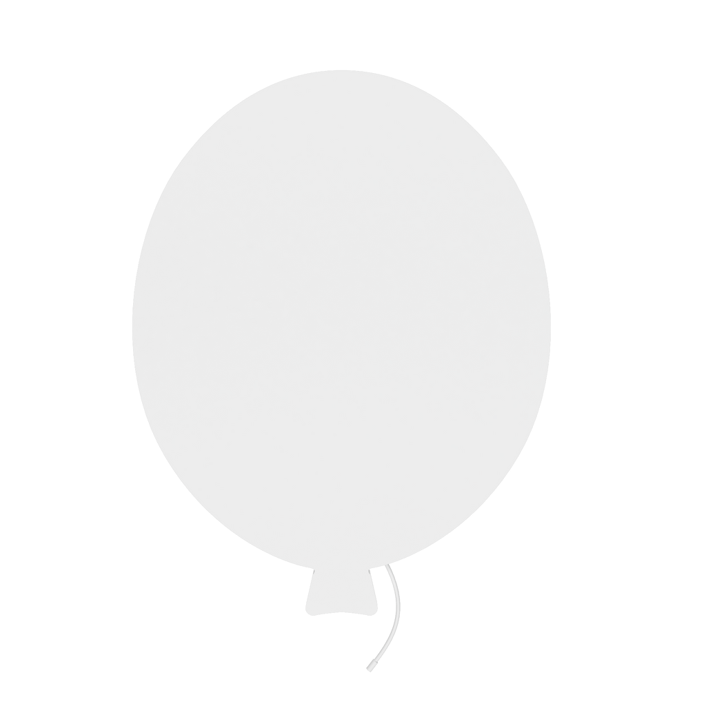 lampe murale chambre bébé quatre ballon blanc