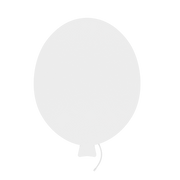 lampe murale chambre bébé quatre ballon blanc