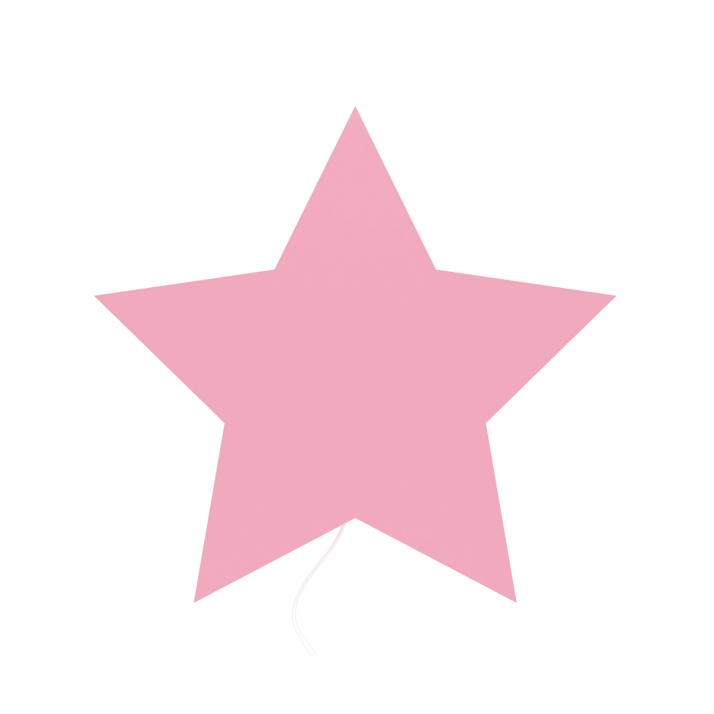 luminaire murale chambre bébé etoile rose