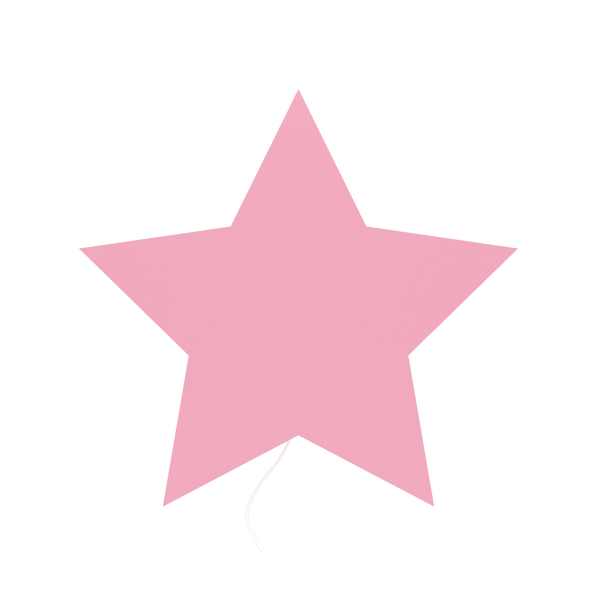 luminaire murale chambre bébé etoile rose