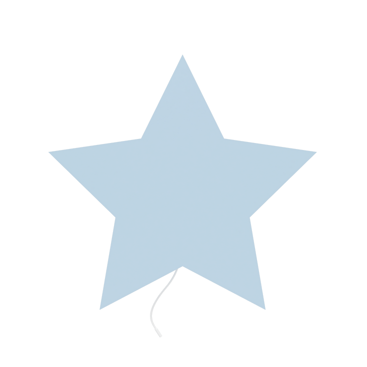 luminaire murale pour bébé étoile bleu